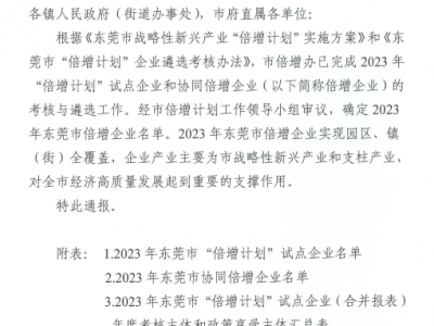 屢獲殊榮！國(guó)亨公司再次入選“倍增計(jì)劃”企業(yè)
